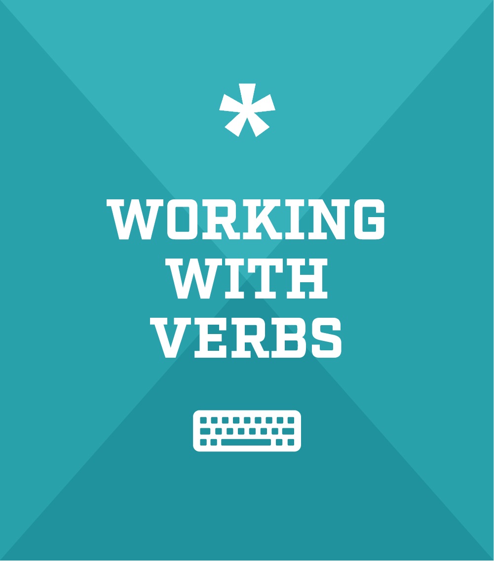 Working with Verbs 1